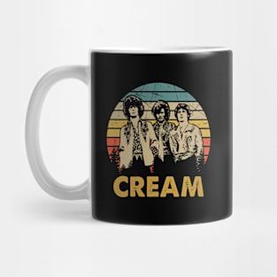 Funny My Favorite Cream Music Vintage Retro Mug